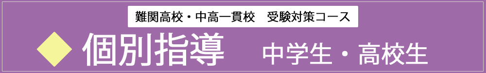 個別指導 中学生・高校生